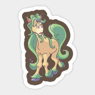 Unicorn of Disgust Sticker